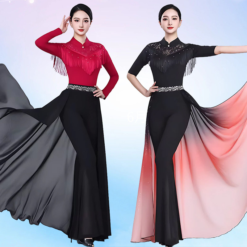 时尚形体服女套装礼仪训练走秀衣服导师仪态型体演出现代舞蹈服装