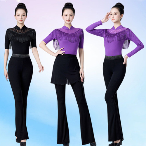 现代舞服装女套装形体服训练