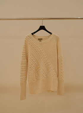 加厚粗麻花多种编织羊绒毛衣