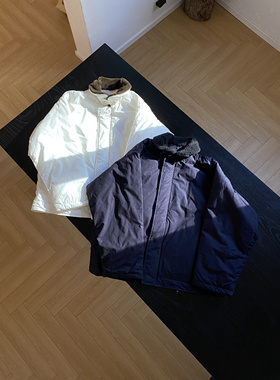 老干部风羊羔毛翻领立领休闲高级洋气夹克棉服外套