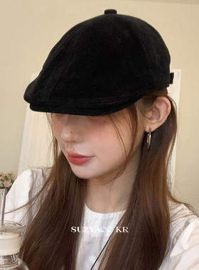 【新品限时2件88折】2.25 20：00复古美式麂皮绒前进帽女