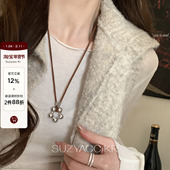 20点镂空花朵毛衣链 1.28 新品 限时2件88折