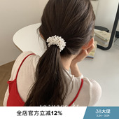 suzyacc kr温柔如你超仙仿珍珠发圈女2025气质高级感小众头绳