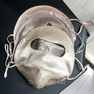 suzyacc kr 19姆丝真丝防晒面罩医美全脸防紫外线口罩桑蚕丝脸罩