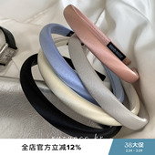 头饰洗脸头箍 气质高级感缎面细发箍女网红2025新款 suzyacc kr法式