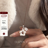 20点有钱花足银花朵项链毛衣链 1.28 新品 限时2件88折