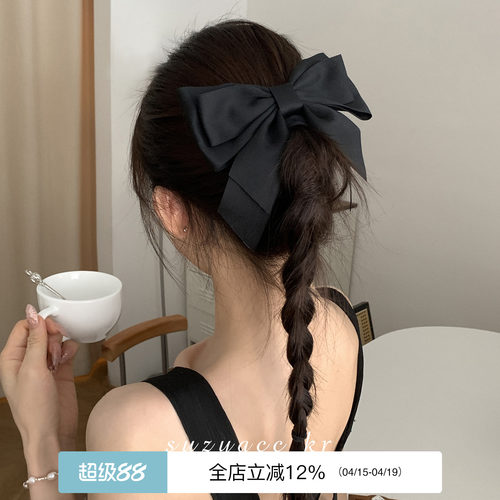 Jennie同款蝴蝶结发夹