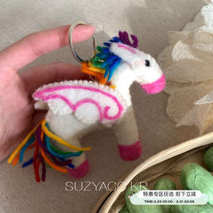 个性 任选4件 毛毡小马挂件本命年百搭包挂2026马年配饰 99元