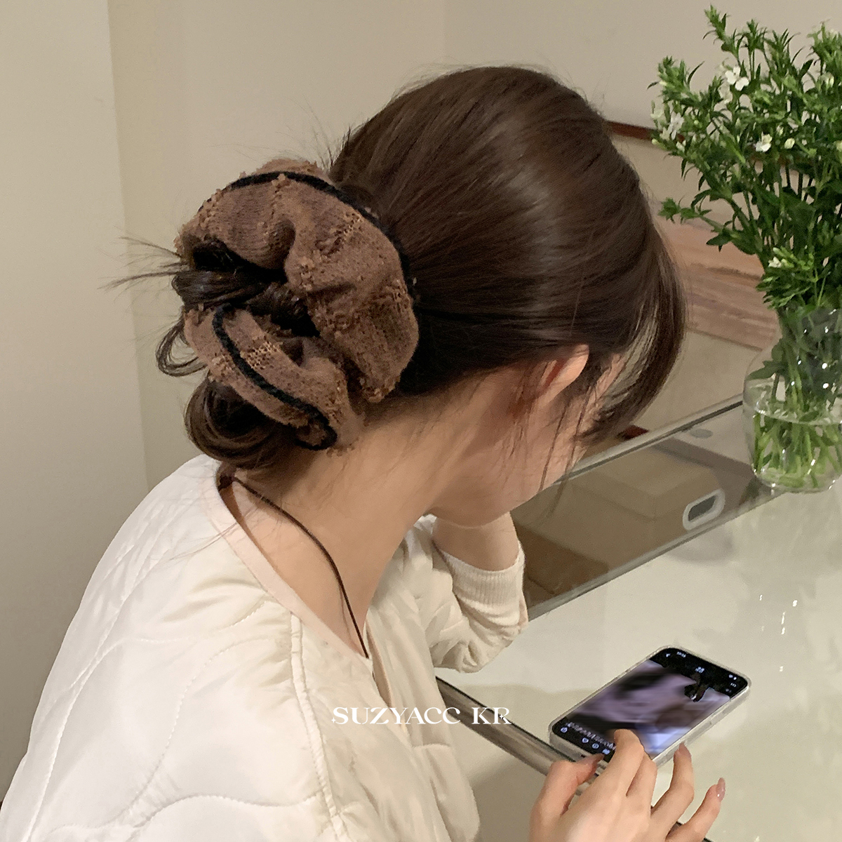 【新品限时2件88折】12.8 0点毛线针织氛围感蓬松大肠圈