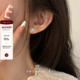 suzyacc kr气质小号水钻爱心耳钉2025新款 百搭超仙小众高级感耳环