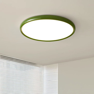 全光谱显指97法式奶油风卧室儿童房吸顶灯北欧现代简约书房吸顶灯