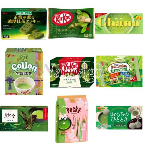 日本直邮抹茶味零食奇巧威化饼干巧克力蛋卷麻薯日式点心休闲零食