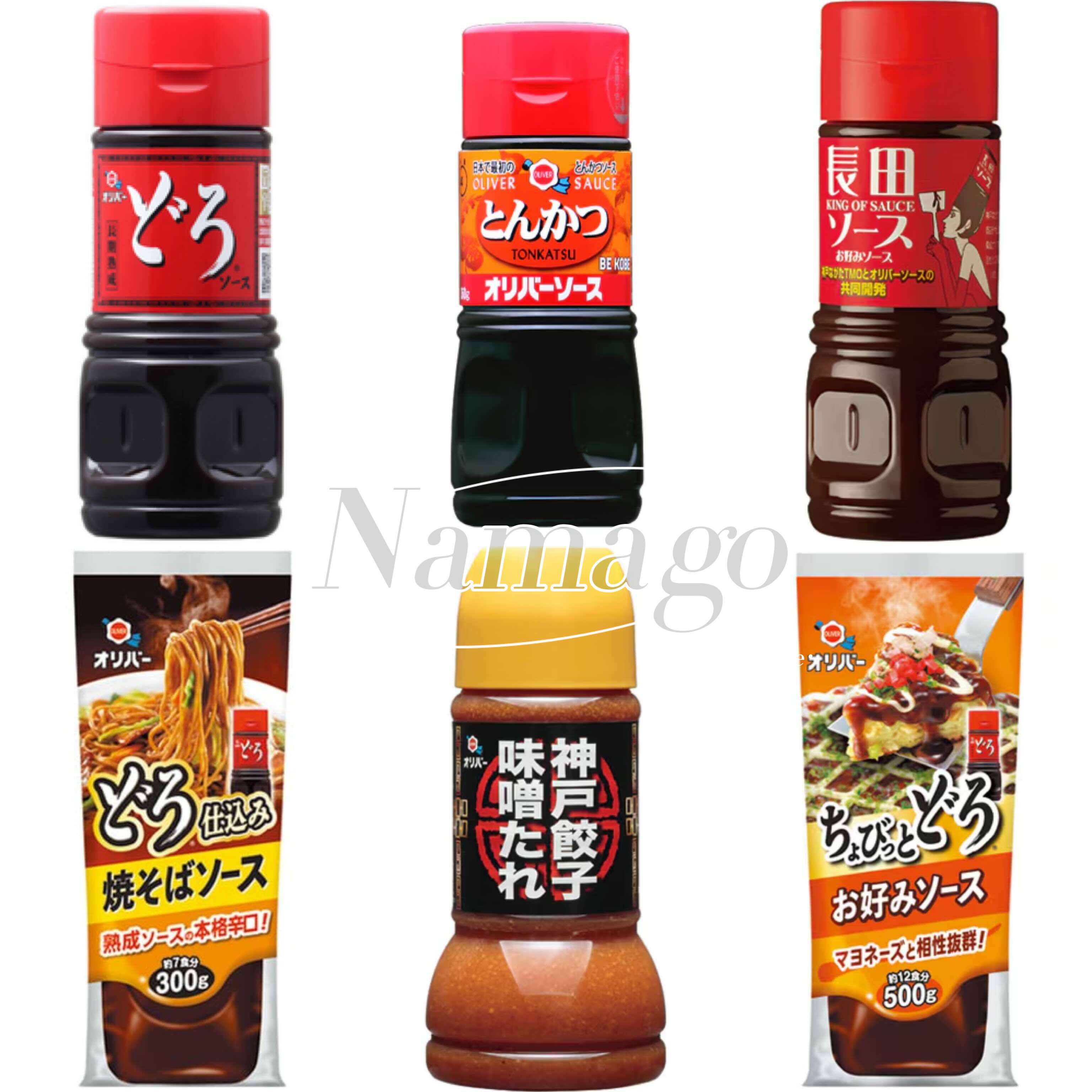 日本直邮本土酱汁味噌饺子酱伍斯特沙司炸猪排酱炒面酱板烧汁调味
