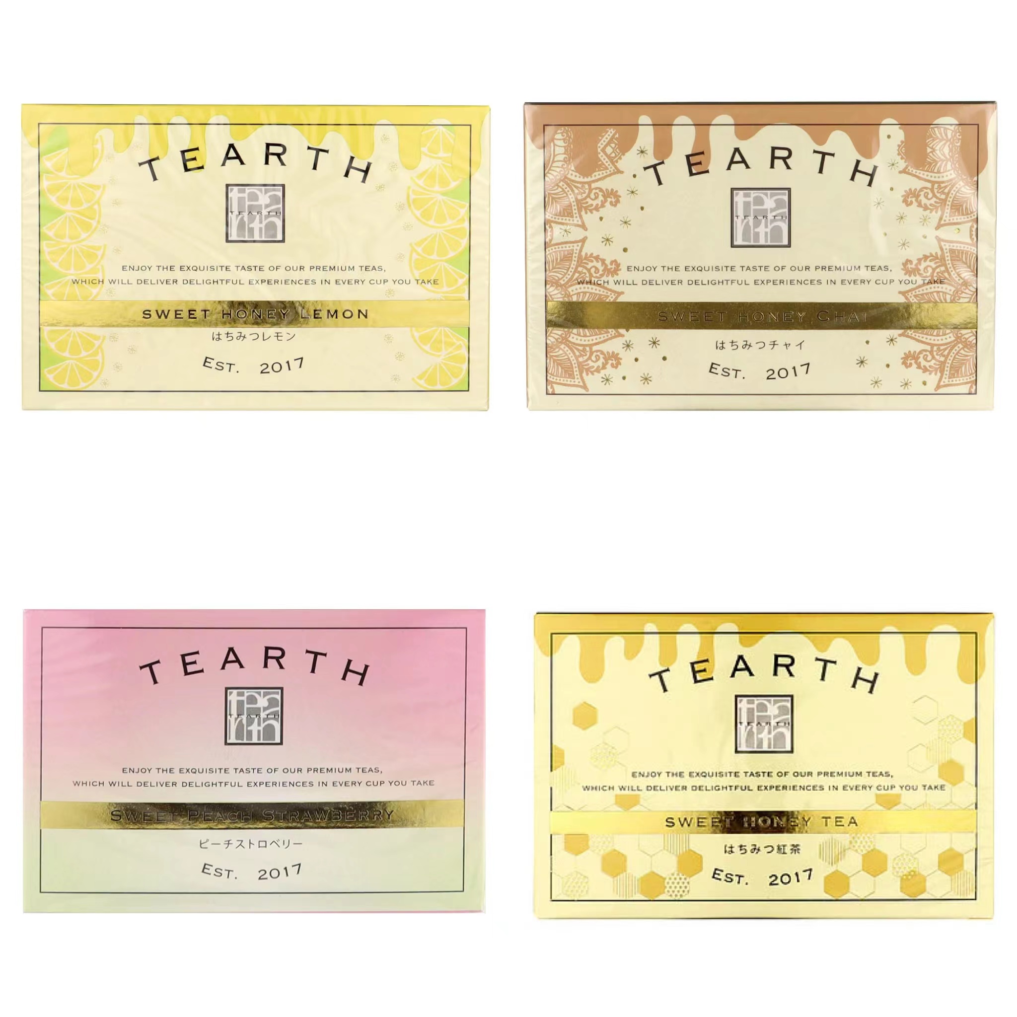 【直邮】日本成诚石井TEARTH蜂蜜果茶柠檬草莓水果红茶包人气推荐