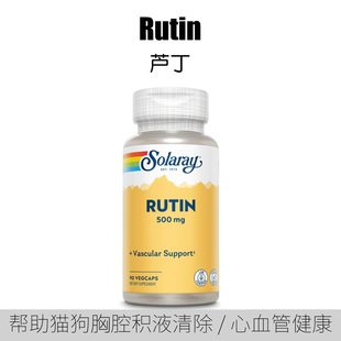 美国进口维生素P帮助清除猫狗胸腔积液宠物保健品芦丁肥心猫乳糜