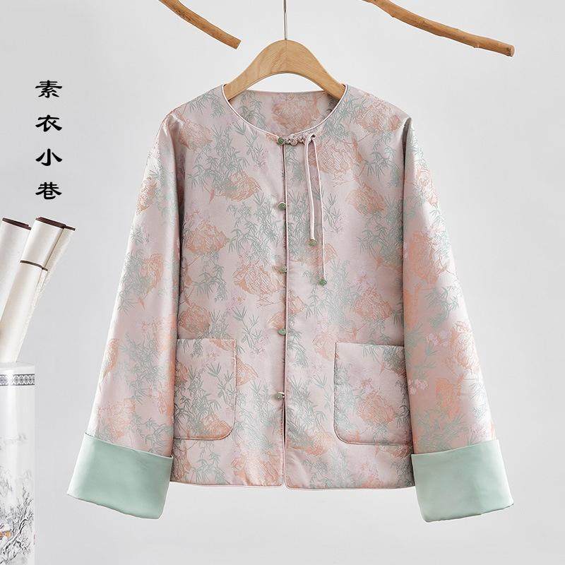 2025年秋冬新品中式唐装国风茶服