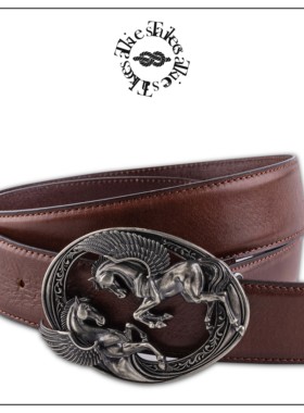 Tiesake 白铜双飞马可动腰带 Versus Pegasus Buckle Belt
