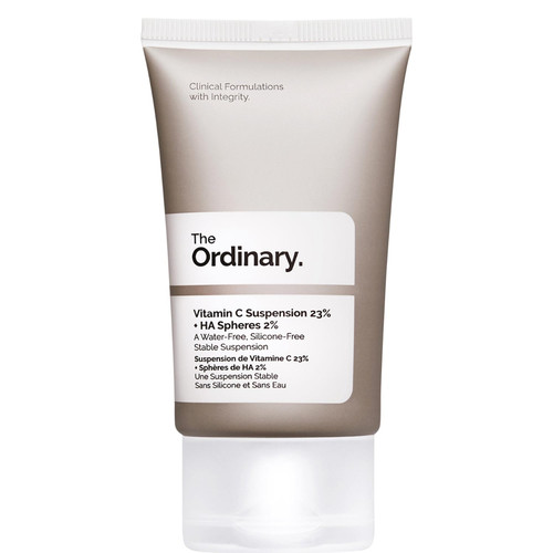 现货The Ordinary 23%vc维他命C悬液+2%透明质酸 23vc 30ml