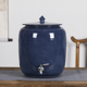 景德镇陶瓷油缸水缸带盖家用密封家用储水茶室抽水式 水缸米缸面缸