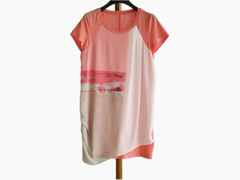 我爱我的恋衣坊商场撤柜库存品牌折扣正品523178女夏季套头连衣裙