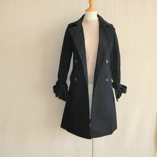 我爱我的恋衣坊商场撤柜专柜正品安纳苏丝春秋女士1FA038百搭风衣