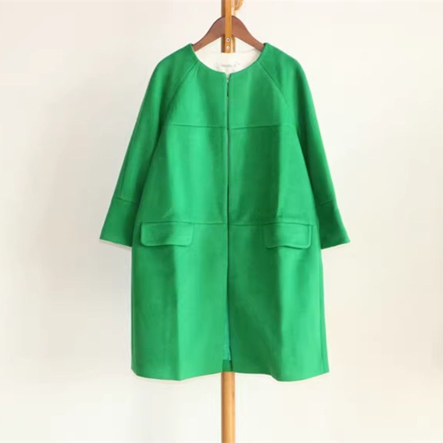 我爱我的恋衣坊安纳苏丝商场撤柜品牌折扣正品4C785秋冬毛呢外套