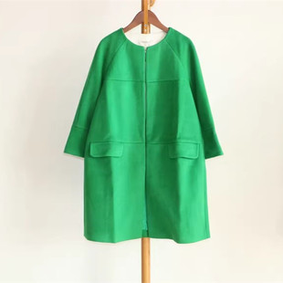 我爱我的恋衣坊安纳苏丝商场撤柜品牌折扣正品4C785秋冬毛呢外套