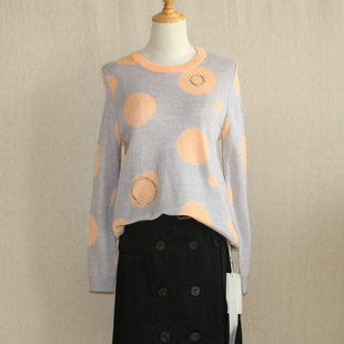 我爱我的恋衣坊商场撤柜专柜正品安纳苏丝秋冬长袖套头M085针织衫