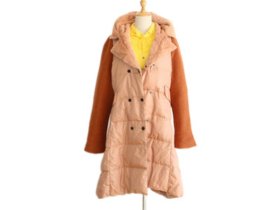 爱我恋衣坊商场撤柜中长款羽绒服