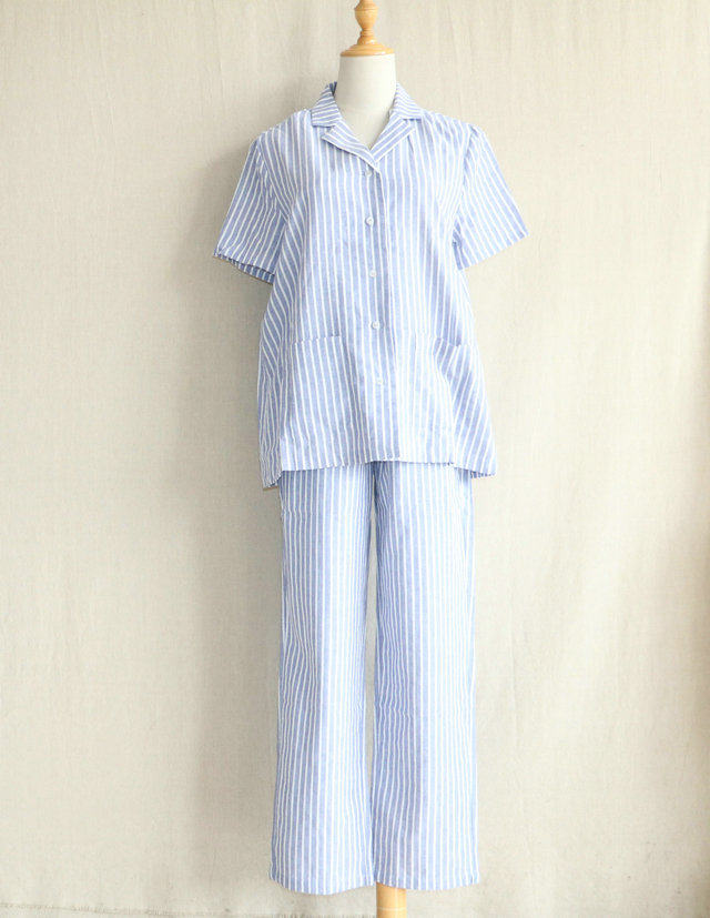 我爱我的恋衣坊厂家库存正品QH3722女装条纹夏季时尚居家休闲套装