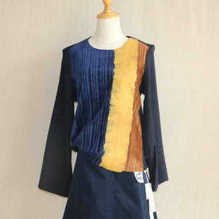 我爱我的恋衣坊商场撤柜专柜正品女安纳苏丝春秋长袖套头S518衬衫