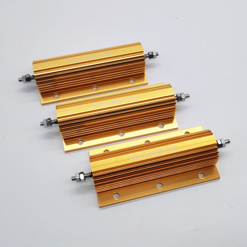 大功率电阻黄金铝壳电阻器限流预充RXG24  100W  200RJ  200欧姆