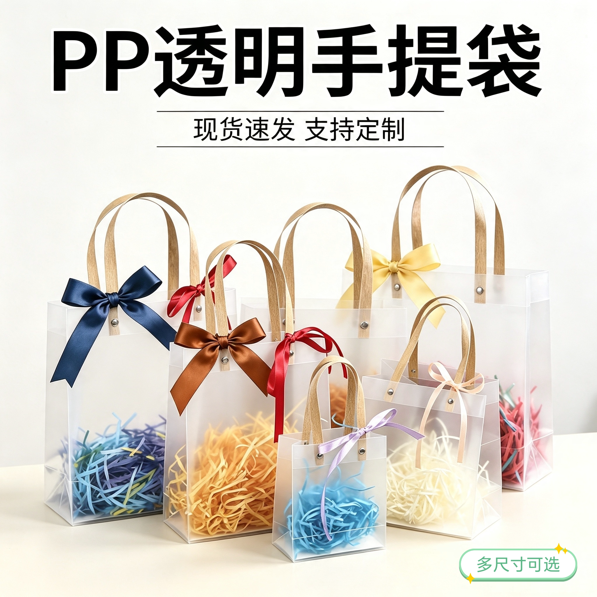 磨砂礼品手提袋竖形礼品包装袋喜糖礼物打包袋伴手礼袋多规格批发