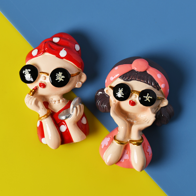 冰箱贴吸铁石可爱卡通3d立体装饰