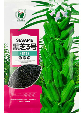 黑芝麻种子杂粮种子黑色榨油中早熟四季春季蔬菜菜白芝麻种孑