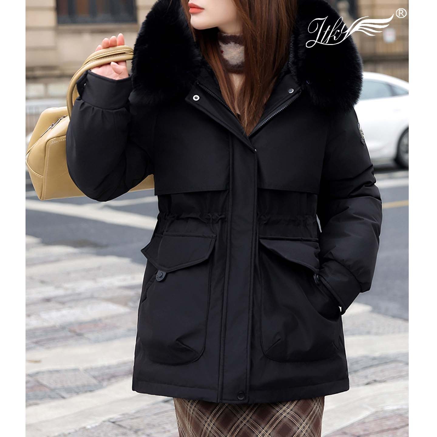 2026新款派克服女士春秋冬季韩版收腰加厚棉服超好看棉袄外套潮流,女装/女士精品,派克服,淘宝优惠券,粉丝福利购,淘宝优惠卷