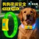 狗狗发光项圈夜间遛狗夜光夜行灯大小型犬防走失带灯充电宠物脖圈