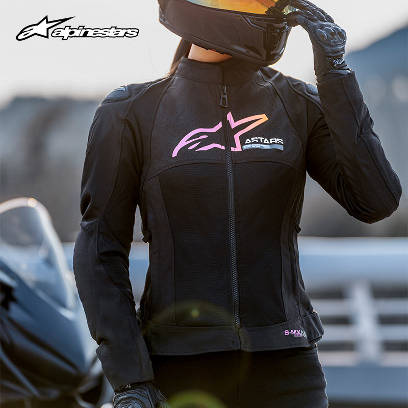 a星alpinestars夏季骑行服摩托车女士SMX AIR网眼透气机车服防摔
