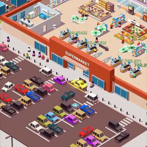 Unity原始码2019 放置超市大亨 模拟经营游戏 3D原始码工程完整