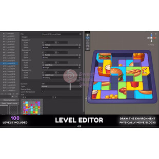 Unity Picture Puzzle Template Editor 1.0.1 包更新 拼图片原始