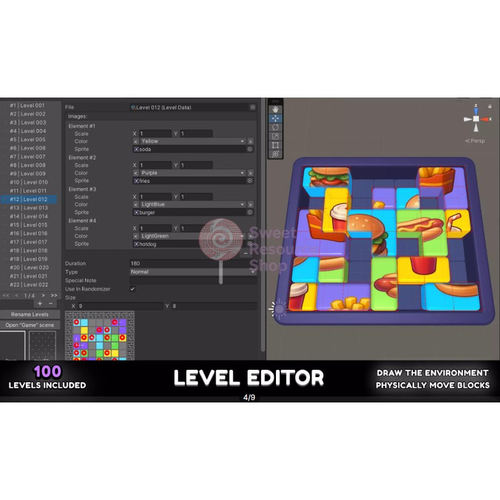 Unity Picture Puzzle Template Editor 1.0.1 包更新 拼图片原始