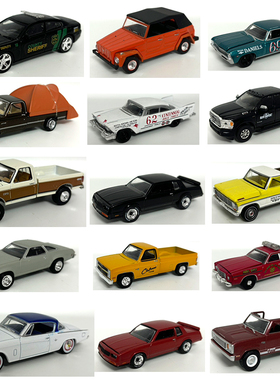 绿光 greenlight 1:64 合金车模雪佛兰福特警车出租车 肌肉车散包