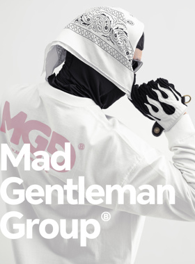 MGG 24FW美式字母LOGO印花T恤潮牌男女同款纯棉重磅打底衫长袖男