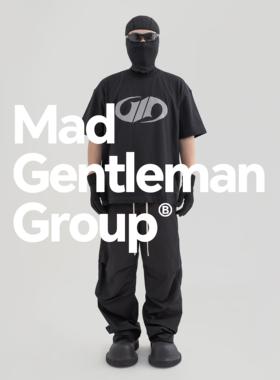 MGG 24SS经典款LOGO发泡印花美式短袖情侣装圆领廓形纯棉夏t恤男