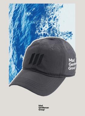 MGG '水'系列美式复古棒球帽男女同款健身速干夏季鸭舌帽