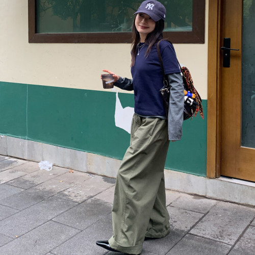长短袖真两件套叠穿T恤打底衫