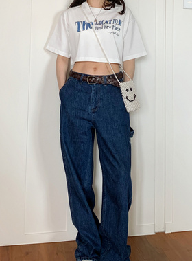 7AM10PM 白色印花短袖T恤女夏季薄修身显瘦短款上衣