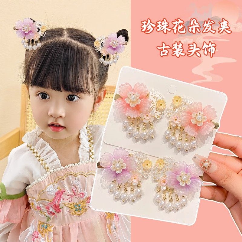 中国风儿童古装汉服发夹