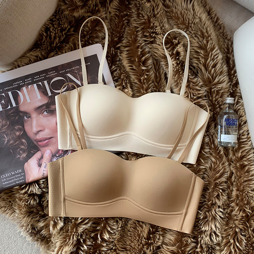 提未苏无钢圈防走光抹胸文胸