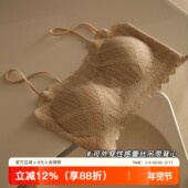 蕾丝性感新款 吊带背心女美背防走光裹胸内搭外穿打底内衣短款 抹胸